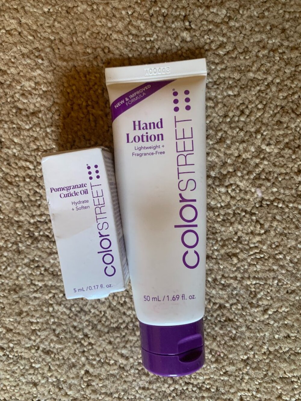 Color Street Hand Lotion and Pomegranate Cuticle Oil Set